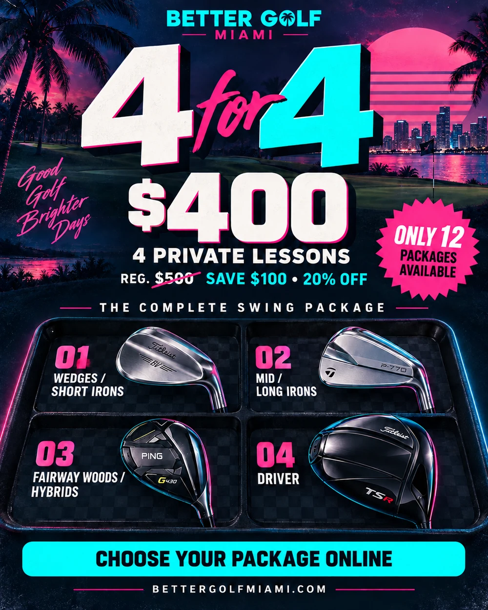 4 for 4: The Complete Swing Series special graphic